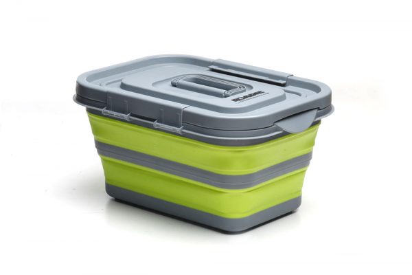 Collapsible Storage Basket with Lid