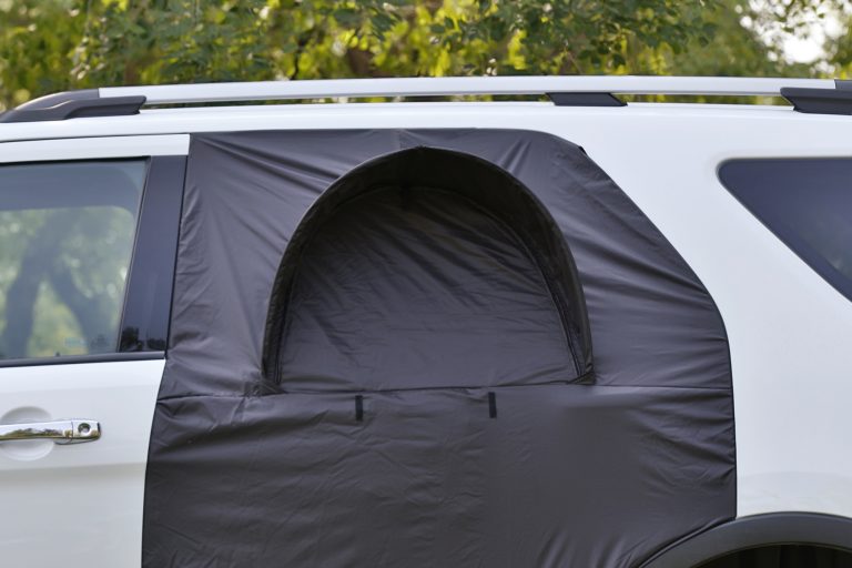 The Overnighter™ SUV Window Tent with Bug Screen and Retractable Awning